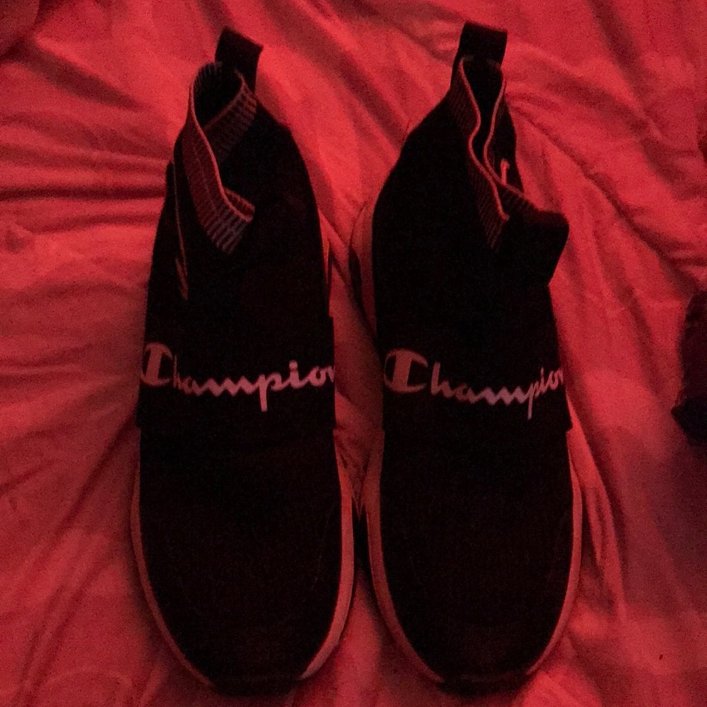 Never Worn, 10.5 champion sock shoes.